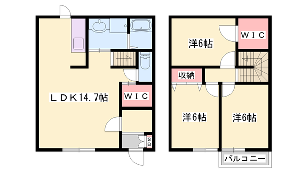 御立パレスの物件間取画像